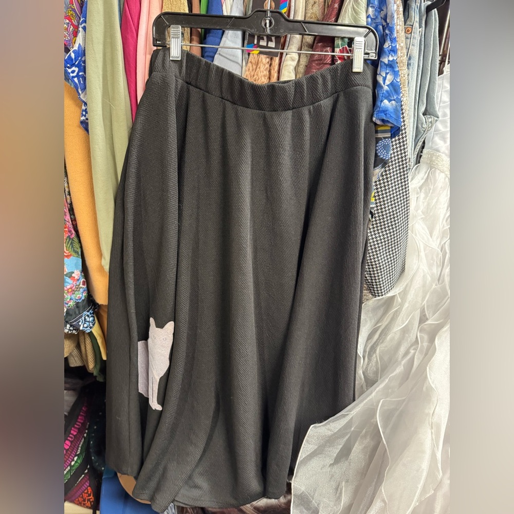 B227 // NWOT custom CAT maxi skirt // XL